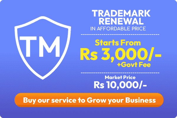 Trademark Renewal in affordable price-3000rs